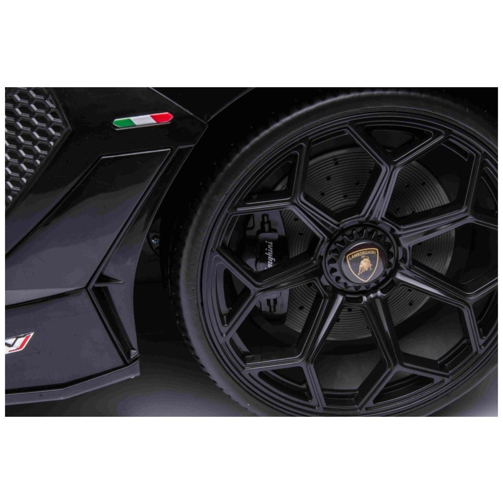 24V Lamborghini Aventador crni - dječji automobil na baterije