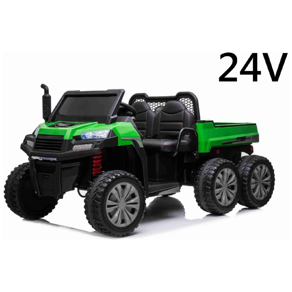 22V RIDER XXL 6X6 800W - otroški avto na akumulator, zelen 22V RIDER XXL 6X6 800W - otroški avto na akumulator, zelen