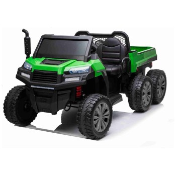 22V RIDER XXL 6X6 800W - otroški avto na akumulator, zelen