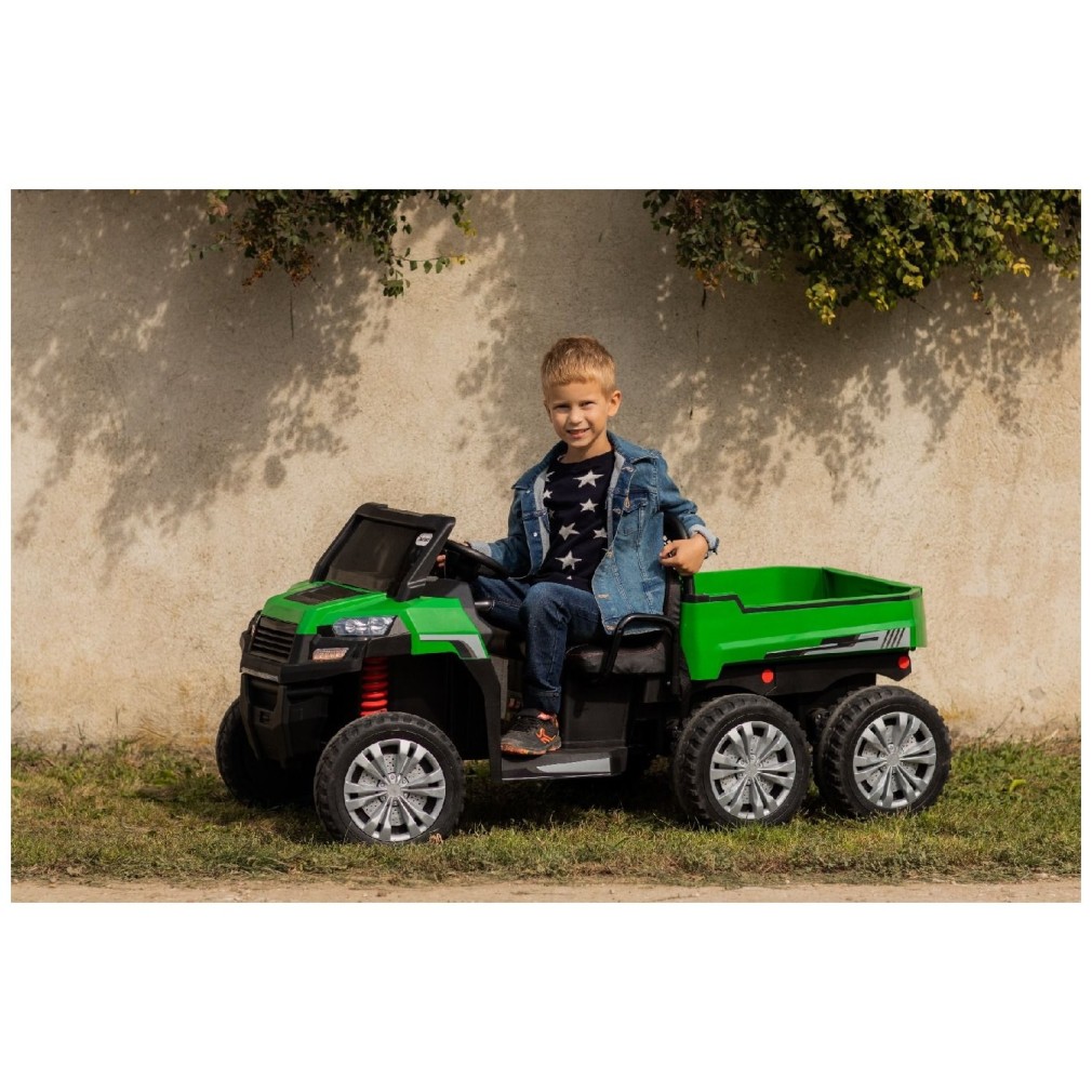 22V RIDER XXL 6X6 800W - otroški avto na akumulator, zelen 22V RIDER XXL 6X6 800W - otroški avto na akumulator, zelen