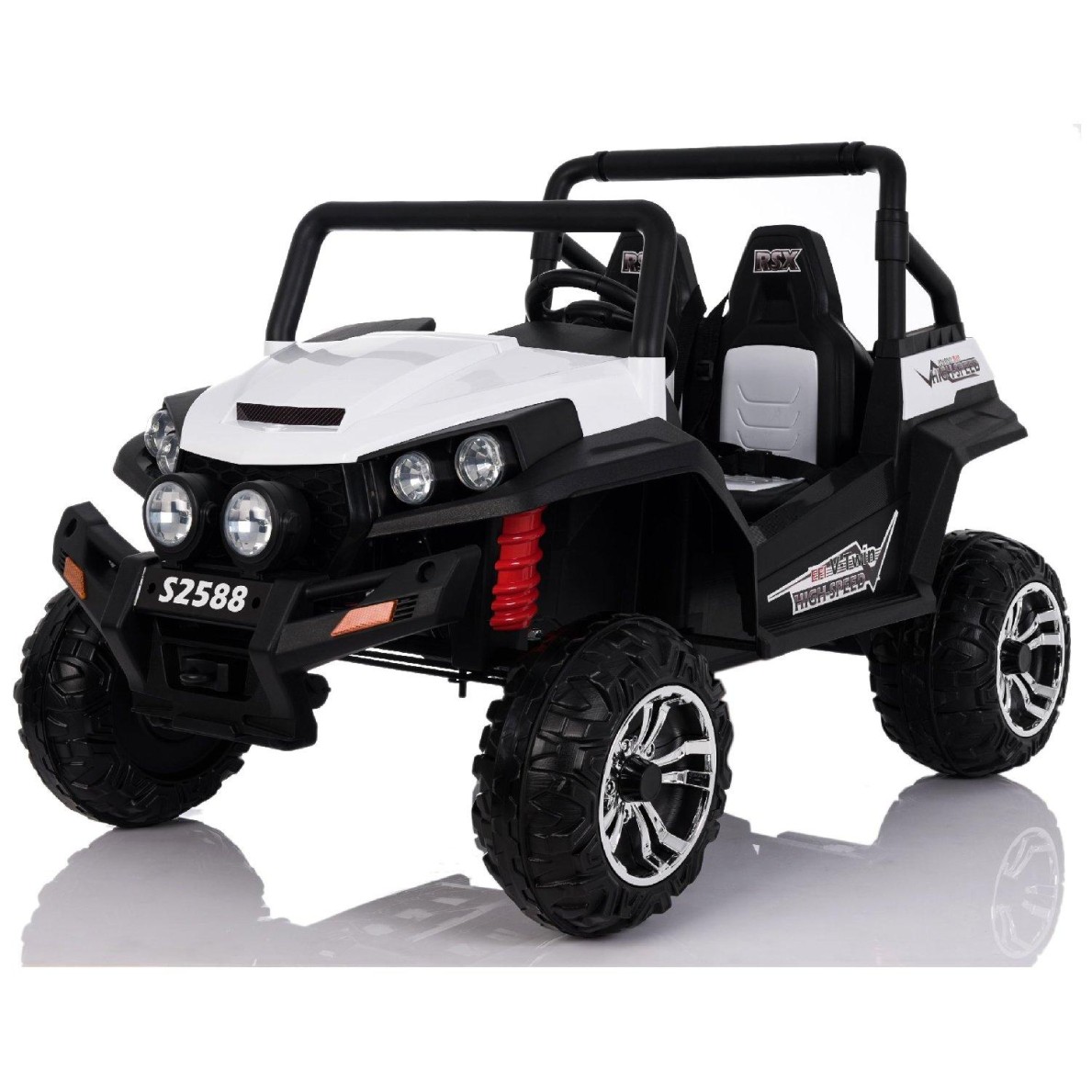 12V RSX 4x4 - otroški avto na akumulator, bel