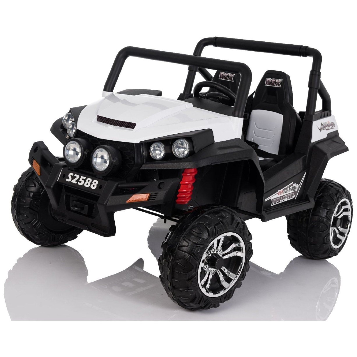 12V RSX 4x4 - otroški avto na akumulator, bel