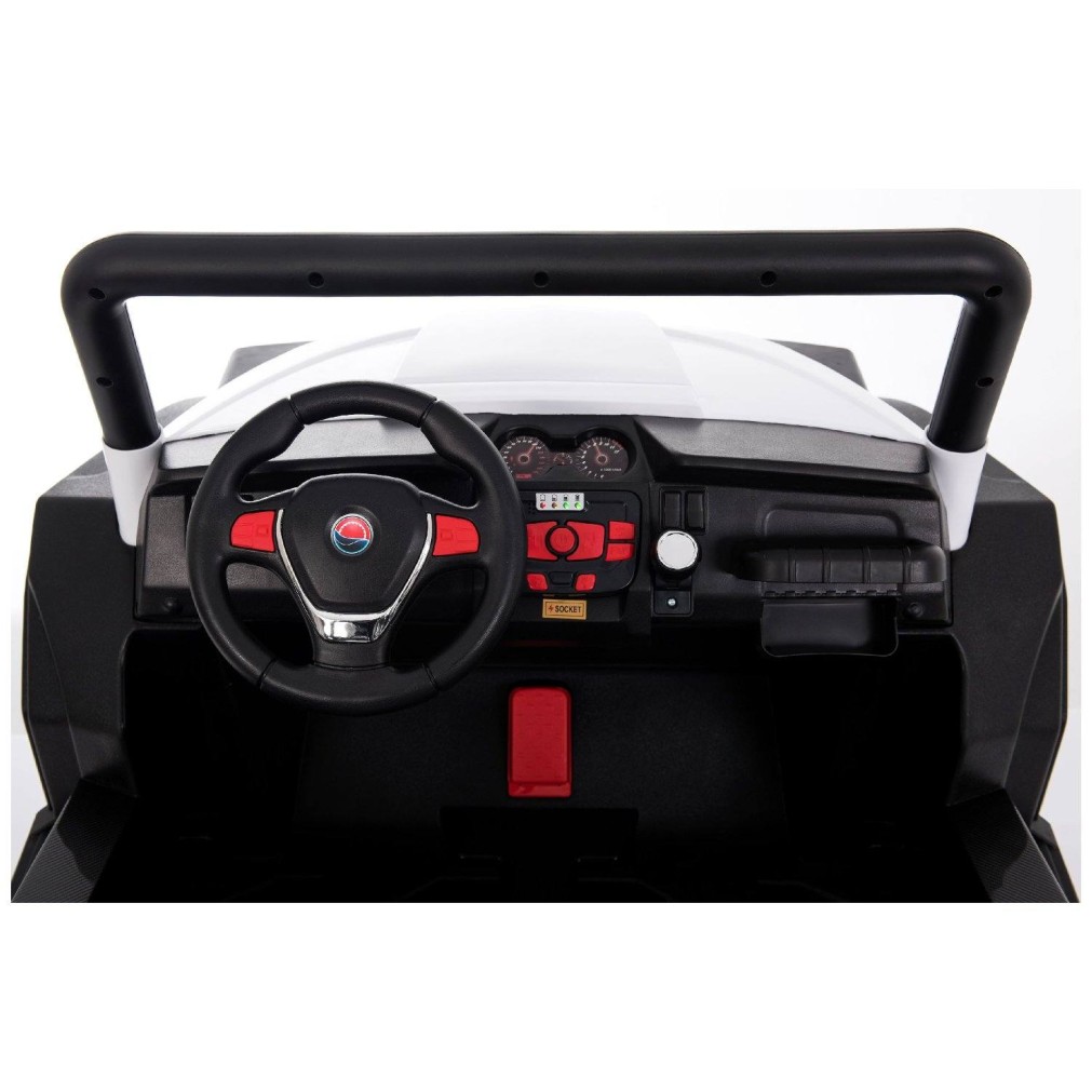 12V RSX 4x4 - otroški avto na akumulator, bel