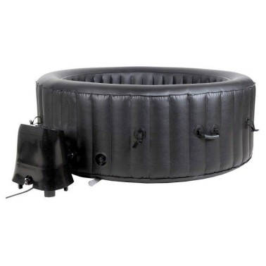 Napihljiv jacuzzi 180 cm - napihljivi masažni bazen, črn