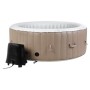Napihljiv jacuzzi 180 cm - napihljivi masažni bazen, rjavo-bel