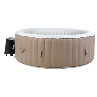 Napihljiv jacuzzi 180 cm - napihljivi masažni bazen, rjavo-bel