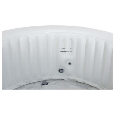 Napihljiv jacuzzi 180 cm - napihljivi masažni bazen, rjavo-bel