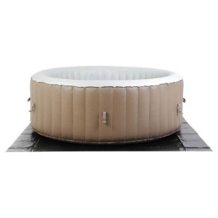 Napihljiv jacuzzi 180 cm - napihljivi masažni bazen, rjavo-bel