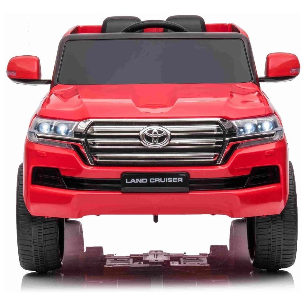 12V Toyota Landcruiser - avto na akumulator, rdeč