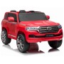 12V Toyota Landcruiser - avto na akumulator, rdeč