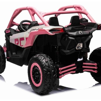 12V CAM-AM MAVERICK - otroški avto na akumulator 4x4, pink