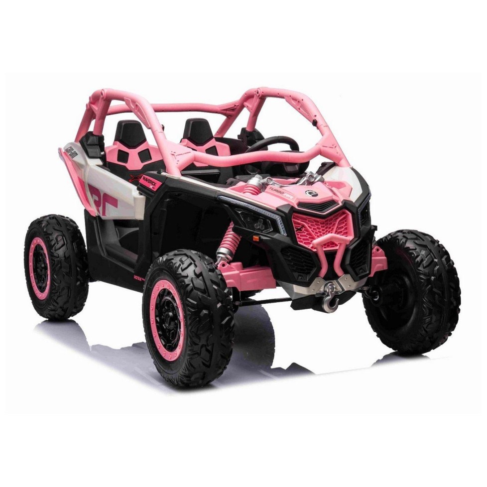 12V CAM-AM MAVERICK - otroški avto na akumulator 4x4, pink