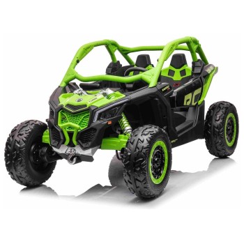 12V CAM-AM MAVERICK - otroški avto na akumulator 4x4, zelena