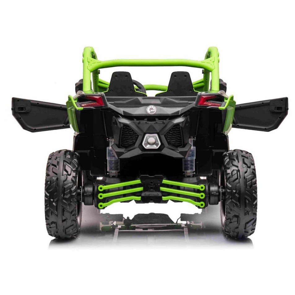 12V CAM-AM MAVERICK - otroški avto na akumulator 4x4, zelena