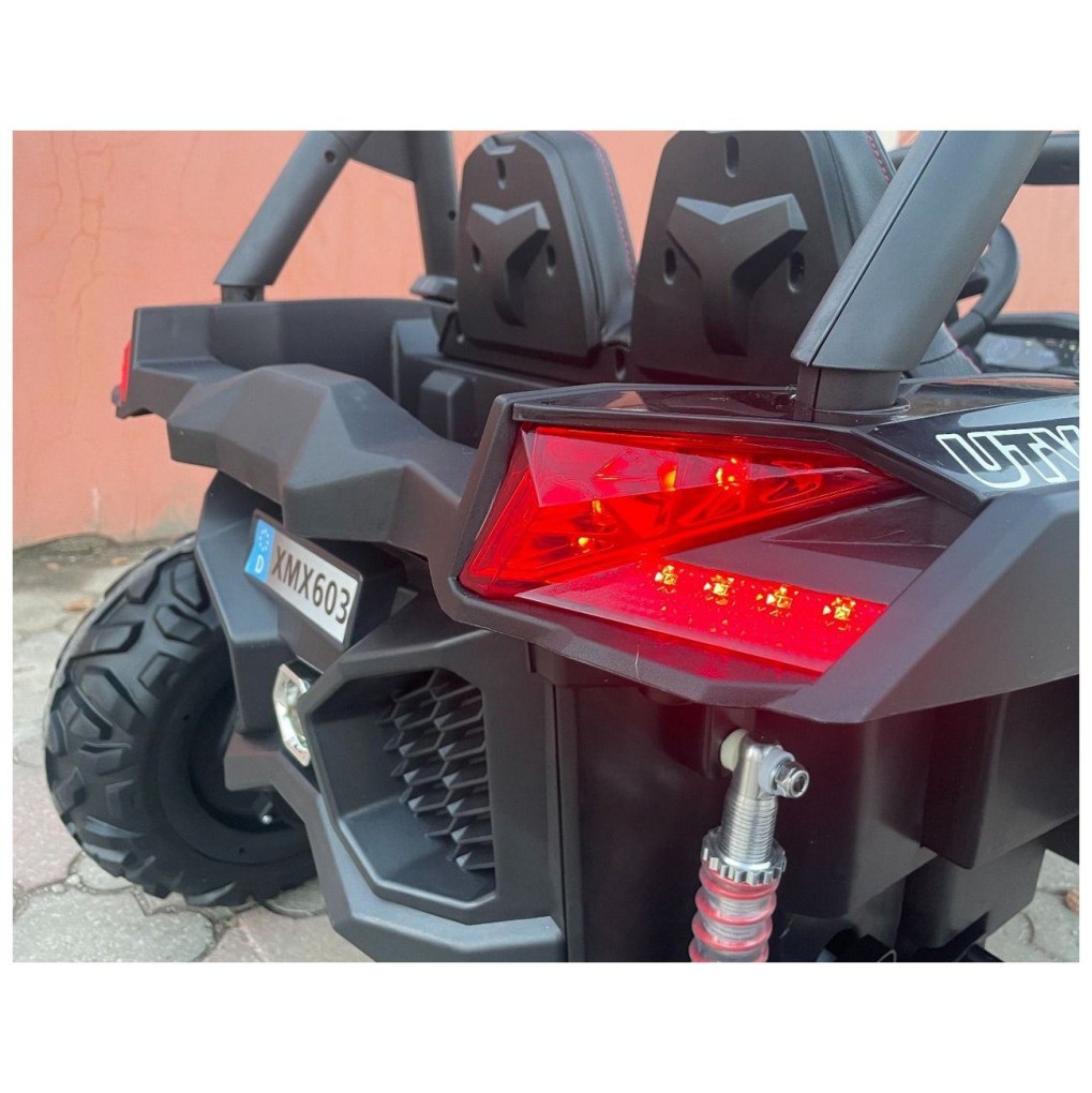 22V RSX MX - dječji automobil na baterijem 4x4, crni