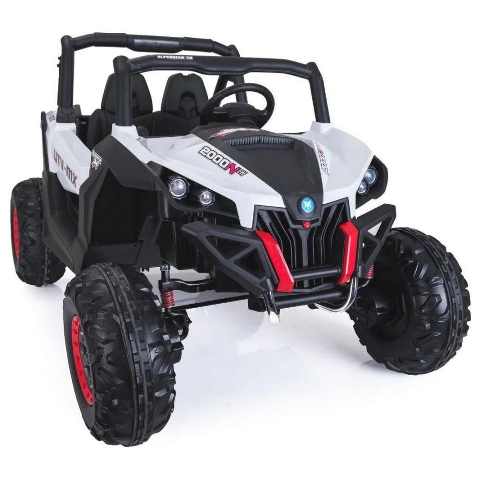 22V RSX MX - otroški avto na akumulator 4x4, bela