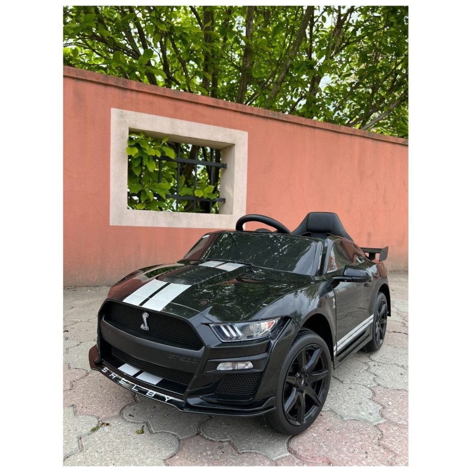 12V dječji automobil Shelby Mustang GT 500 Cobra, crni