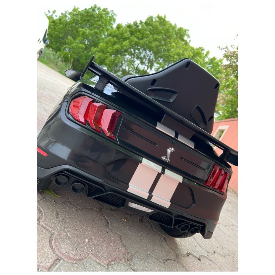 12V dječji automobil Shelby Mustang GT 500 Cobra, crni