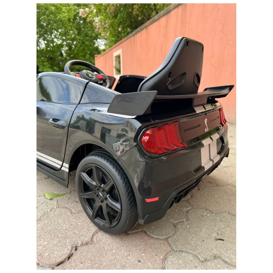 12V dječji automobil Shelby Mustang GT 500 Cobra, crni