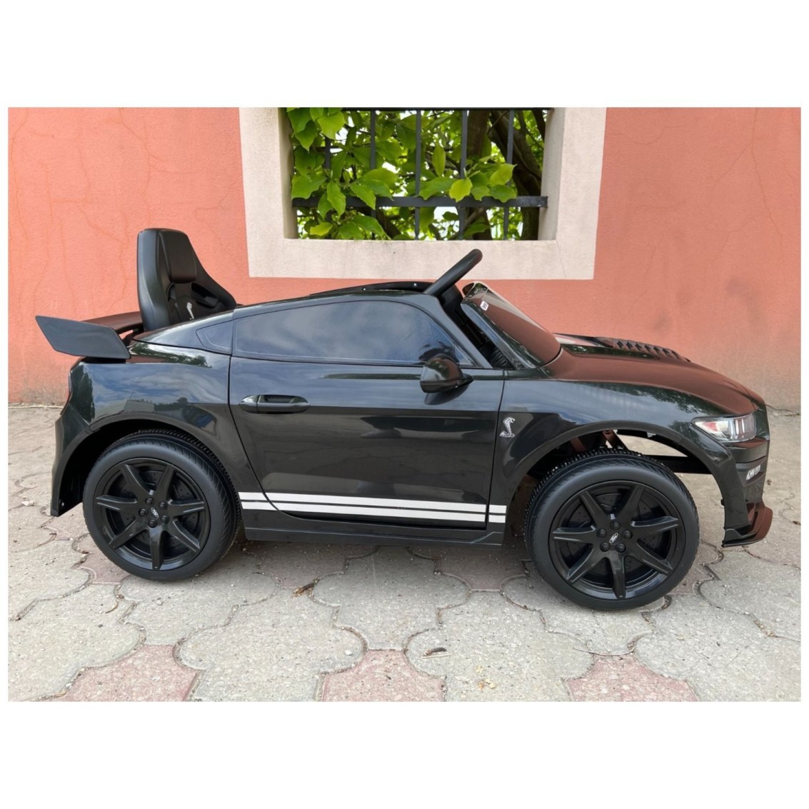 12V dječji automobil Shelby Mustang GT 500 Cobra, crni