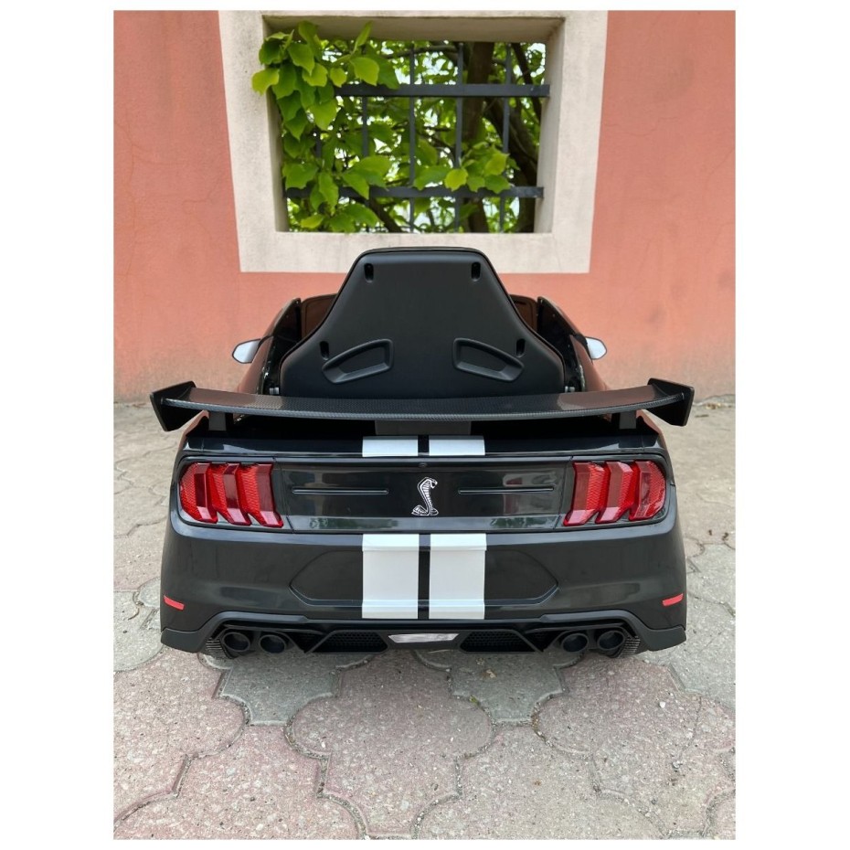 12V dječji automobil Shelby Mustang GT 500 Cobra, crni