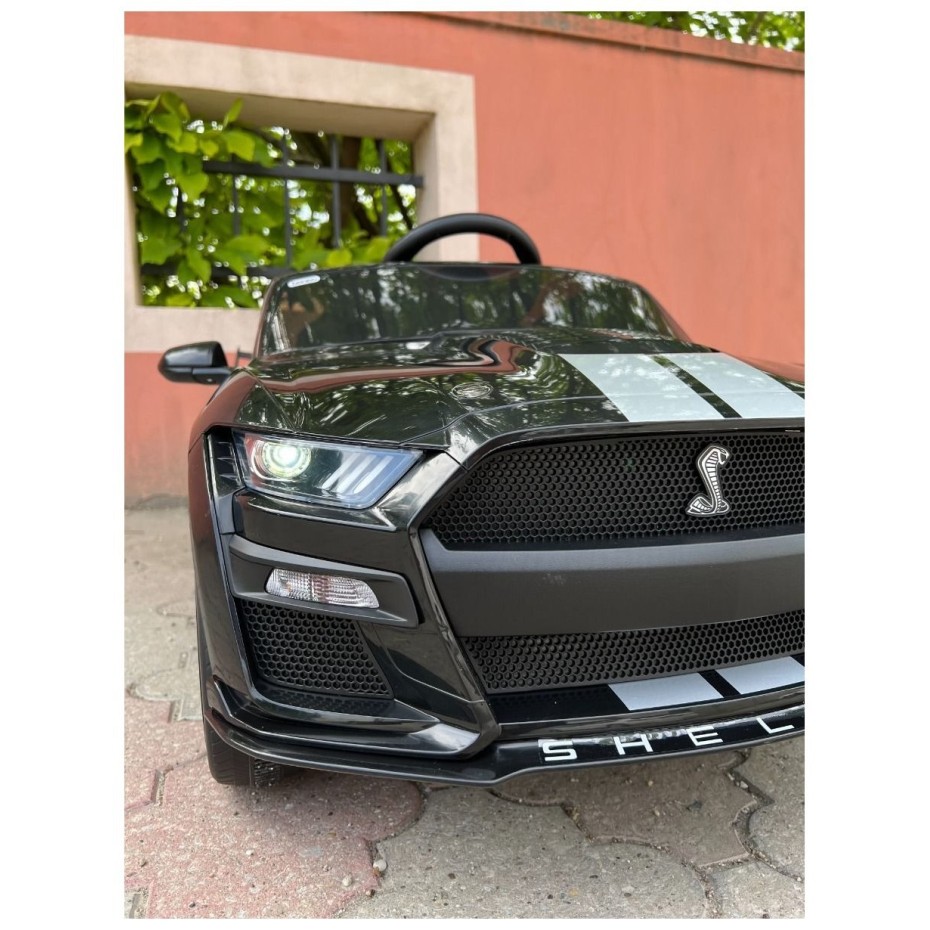 12V dječji automobil Shelby Mustang GT 500 Cobra, crni