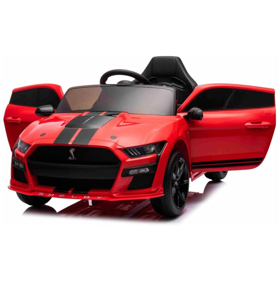 12V dječji automobil Shelby Mustang GT 500 Cobra, crveni