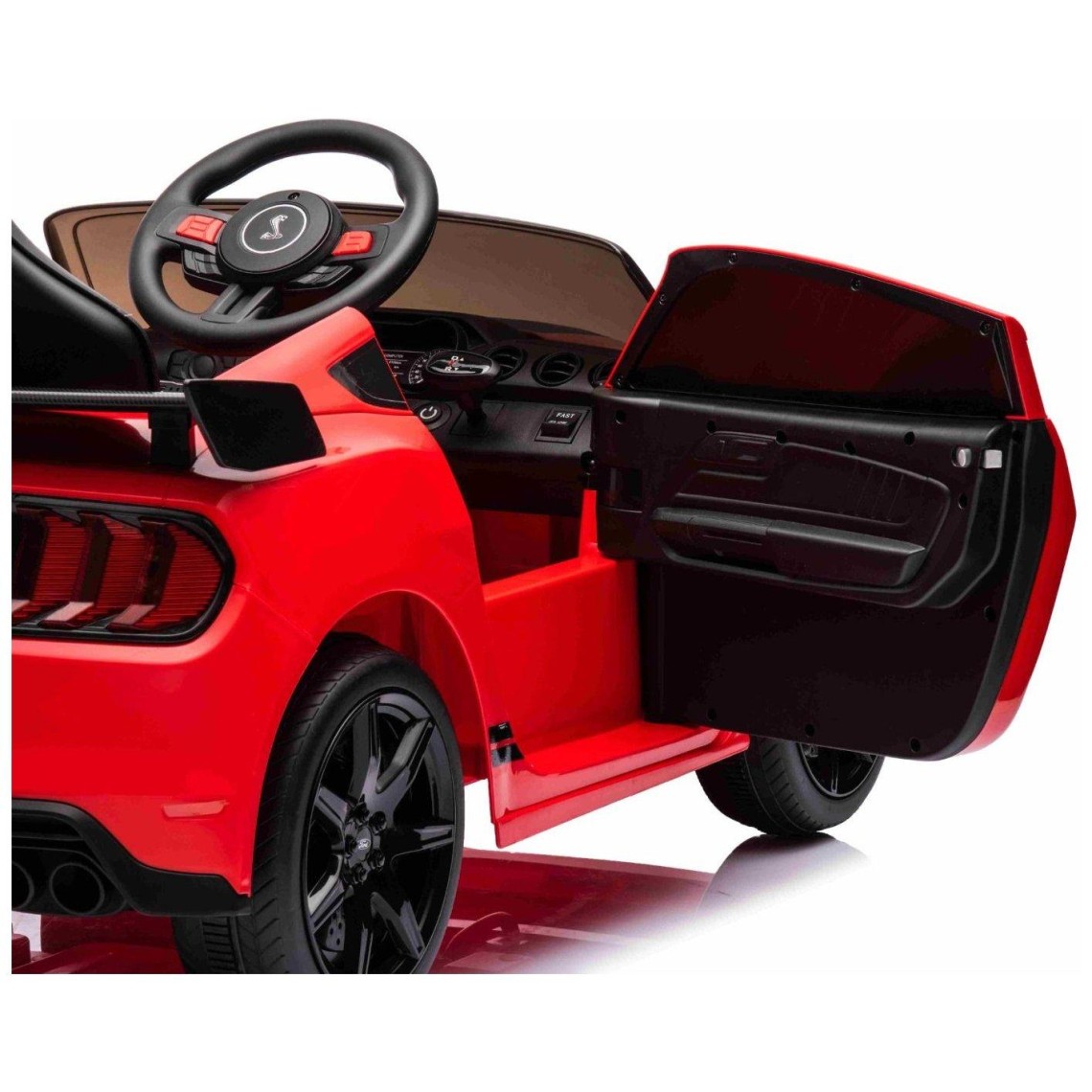 12V dječji automobil Shelby Mustang GT 500 Cobra, crveni