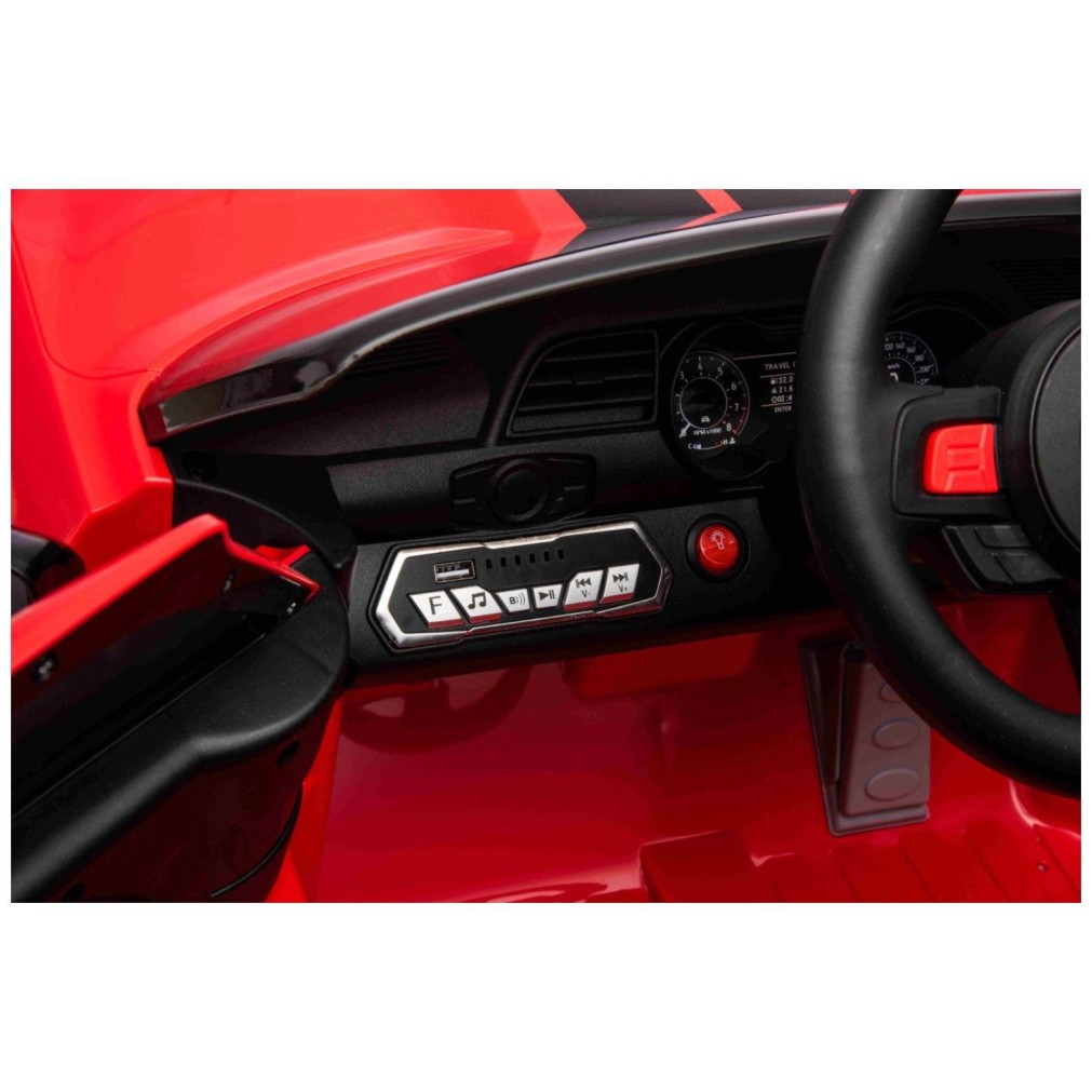 12V dječji automobil Shelby Mustang GT 500 Cobra, crveni