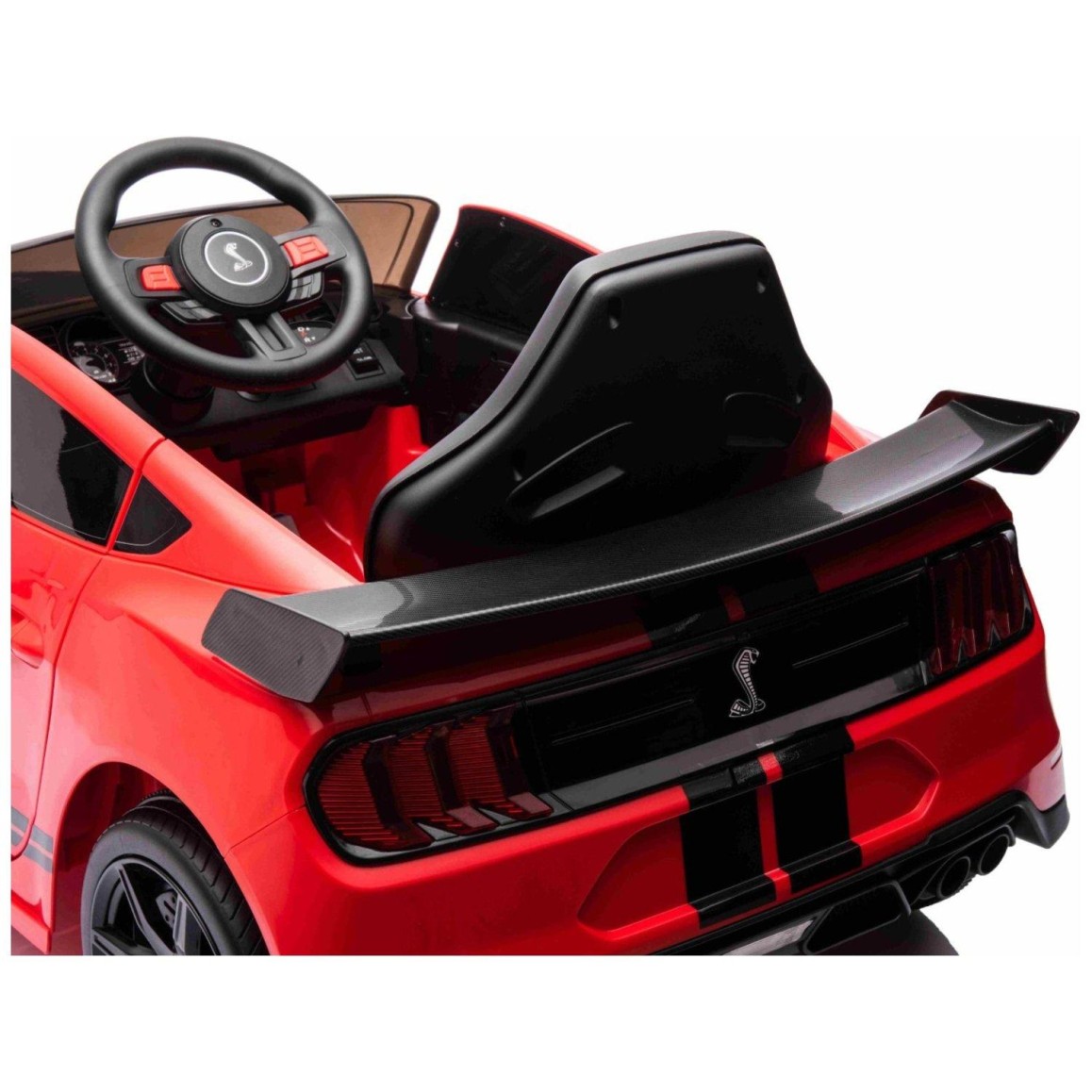 12V dječji automobil Shelby Mustang GT 500 Cobra, crveni