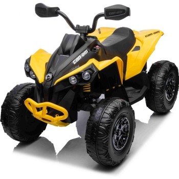 12V otroški štirikolesnik CAN-AM Renegade, rumen