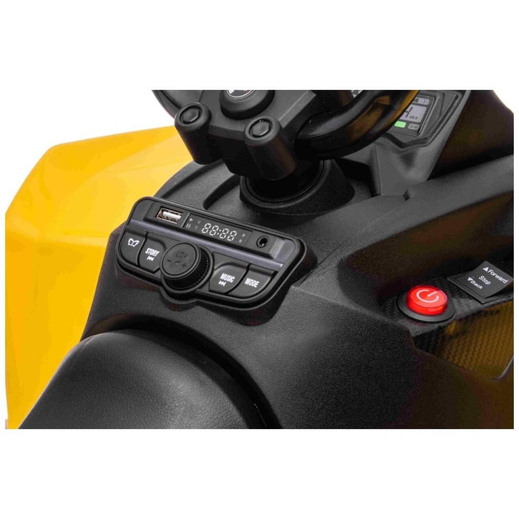 12V otroški štirikolesnik CAN-AM Renegade, rumen