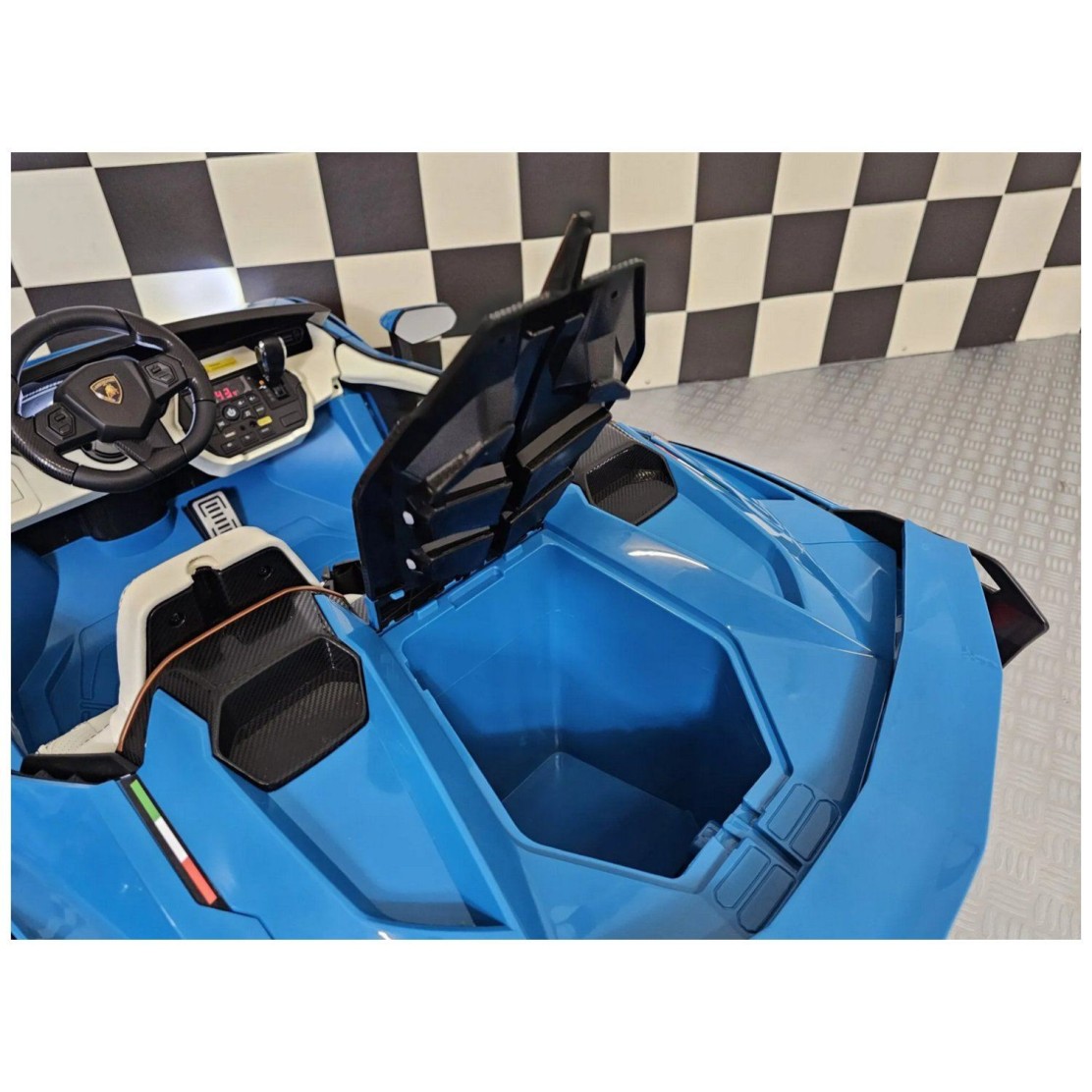 24V auto za djecu Lamborghini Sian plavi 24V auto za djecu Lamborghini Sian plavi