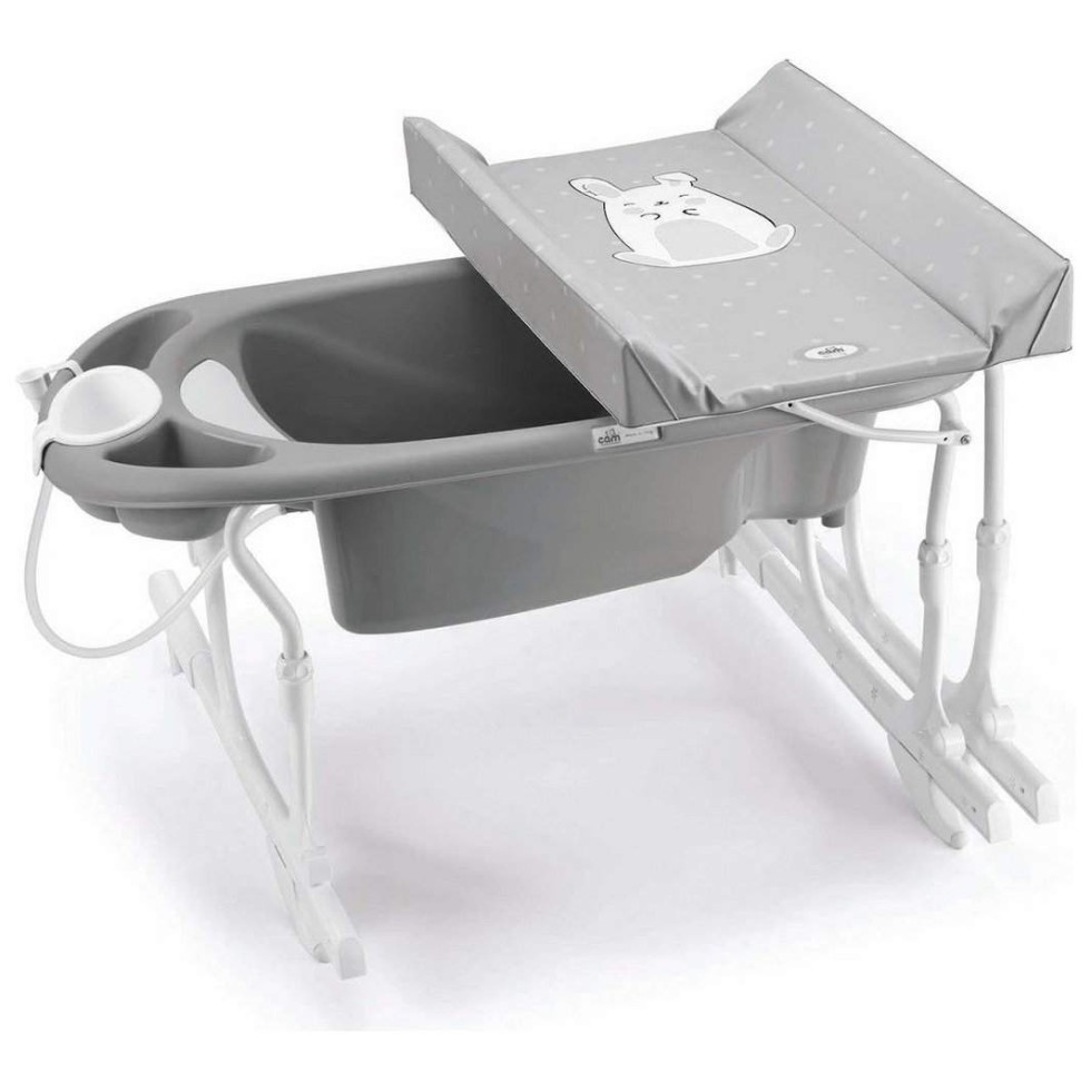 Previjalna mizica z banjico za kopalno kad IDRO BABY Coniglio