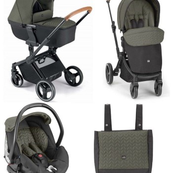 Otroški voziček NEXT EVO Verde Trapuntato