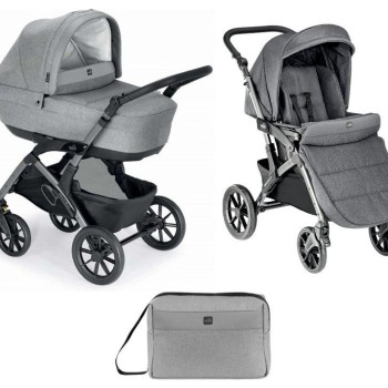 Otroski vozicek 2v1 DINAMICO SMART Grey