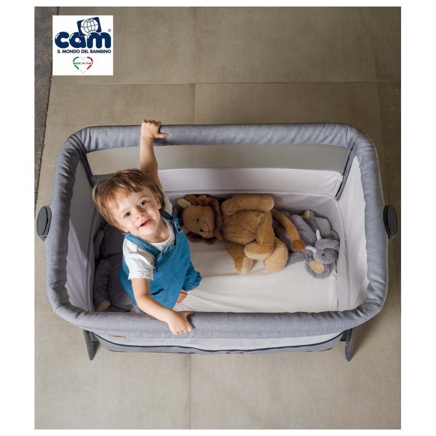 Obposteljna posteljica SEMPRE CON TE JOY Grey