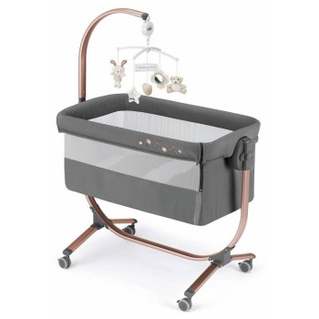 Obposteljna posteljica CULLAMI Antracite Stelline