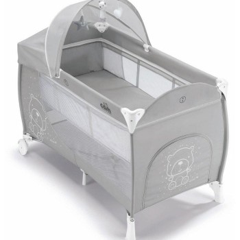 Prenosna posteljica LETTINO DAILY PLUS Teddy Grey