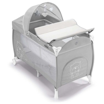 Prenosna posteljica LETTINO DAILY PLUS Teddy Grey