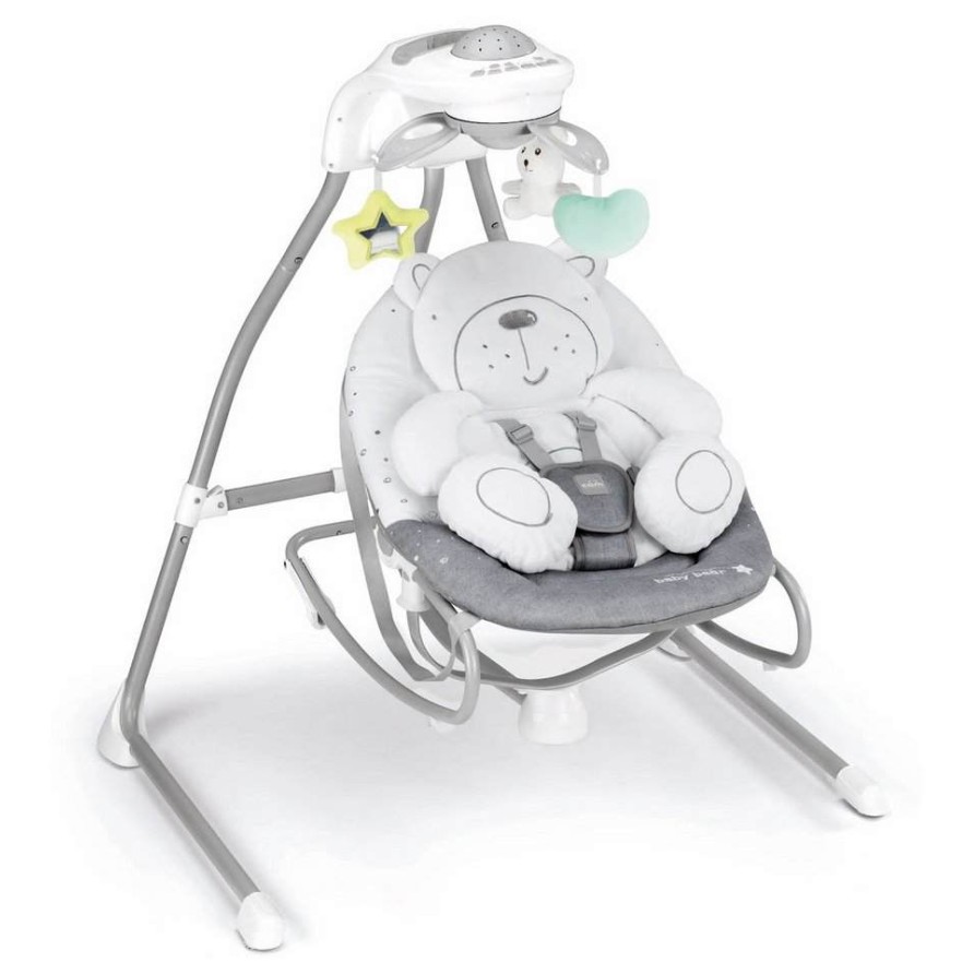 Gugalnik za dojenčka GIRONANNA EVO Teddy Grey Gugalnik za dojenčka GIRONANNA EVO Teddy Grey