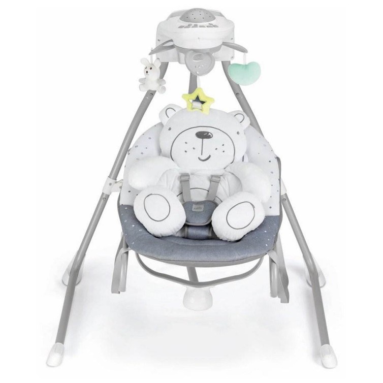 Gugalnik za dojenčka GIRONANNA EVO Teddy Grey Gugalnik za dojenčka GIRONANNA EVO Teddy Grey