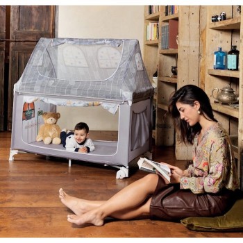 Prenosna posteljica LETTINO DAILY DOLCI SOGNI BEIGE