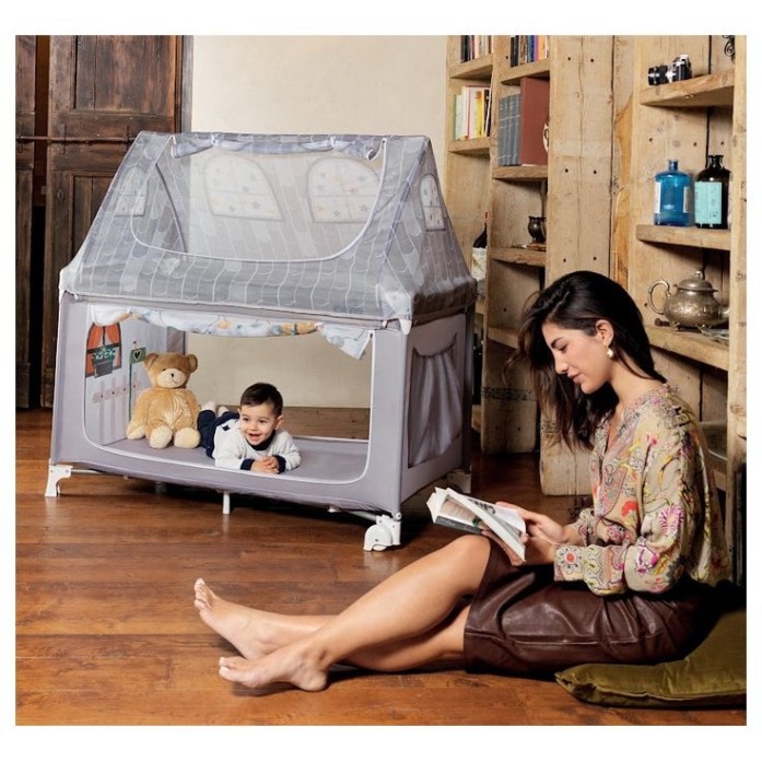 Prenosna posteljica  LETTINO DAILY DOLCI SOGNI GREY