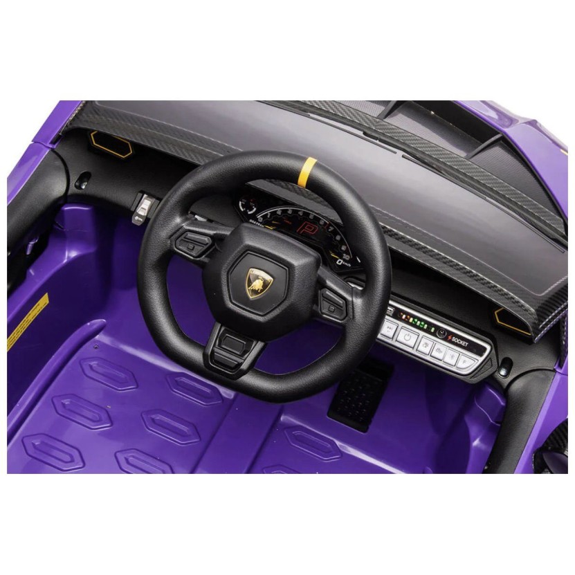 Otroški avto na akumulator 12V LAMBORGHINI AUTENTICA Purple