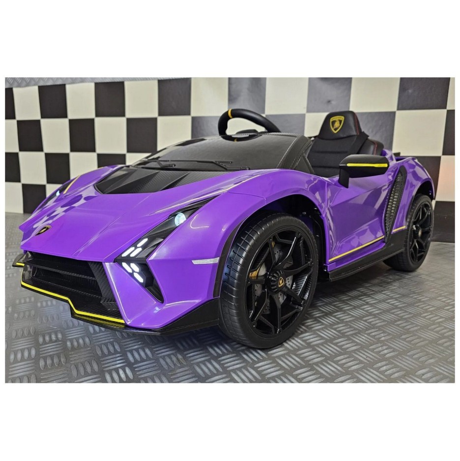 Otroški avto na akumulator 12V LAMBORGHINI AUTENTICA Purple