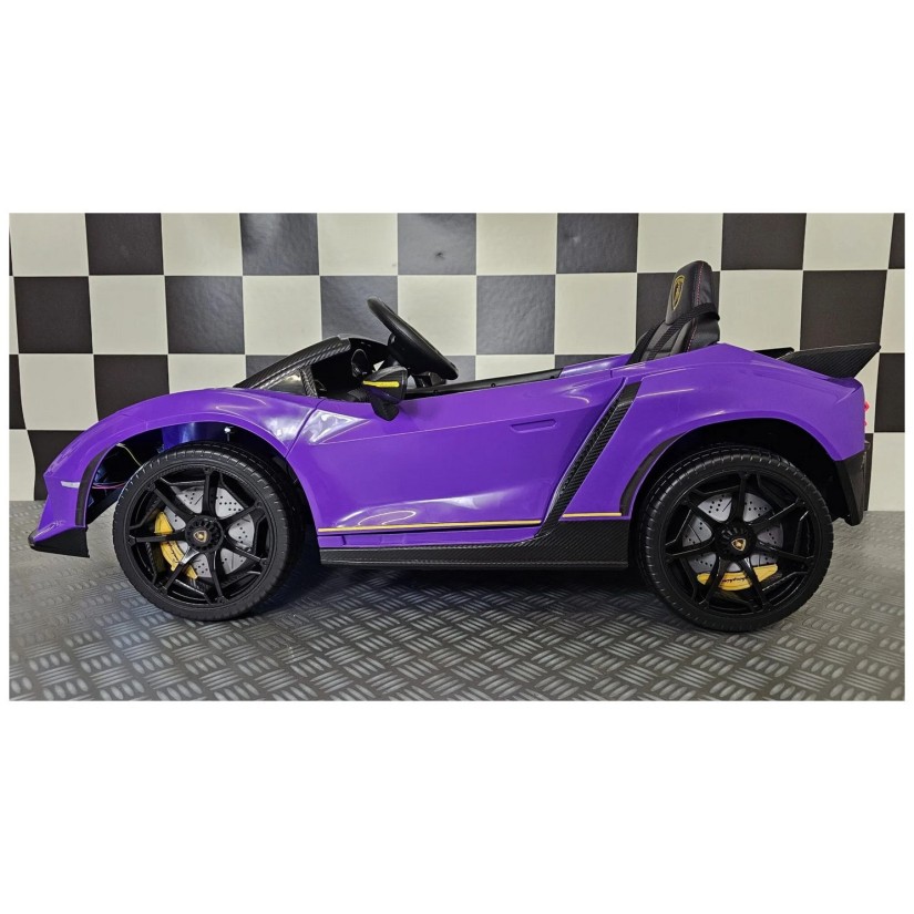 Otroški avto na akumulator 12V LAMBORGHINI AUTENTICA Purple