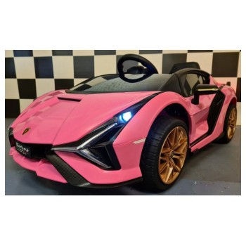 12V avto na akumulator Lamborghini SIAN Pink