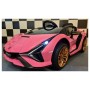 12V auto na akumulator Lamborghini SIAN Pink