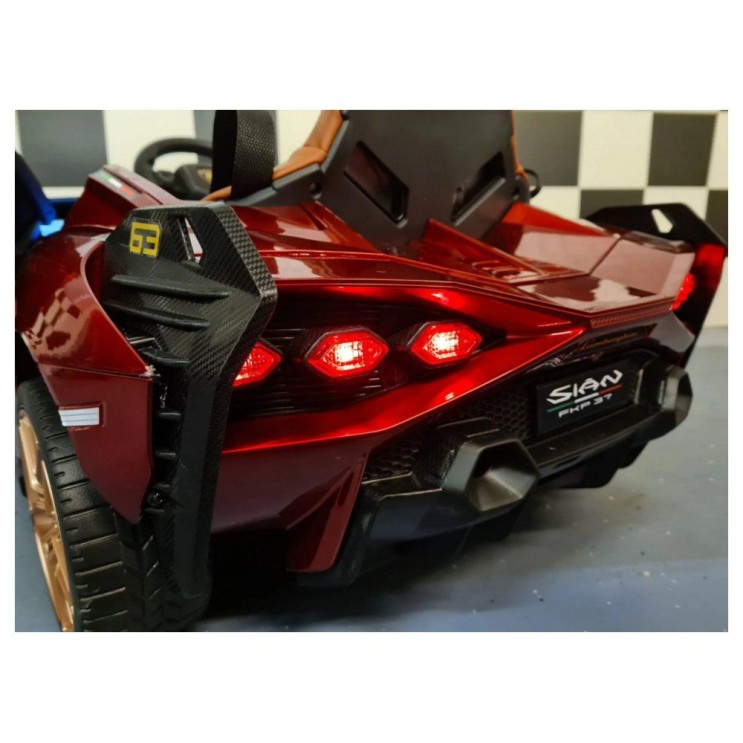 12V auto na akumulator Lamborghini SIAN Metallic Red 12V auto na akumulator Lamborghini SIAN Metallic Red
